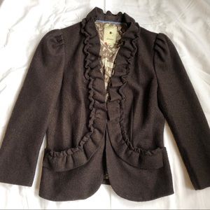 Anthropologie wool blazer